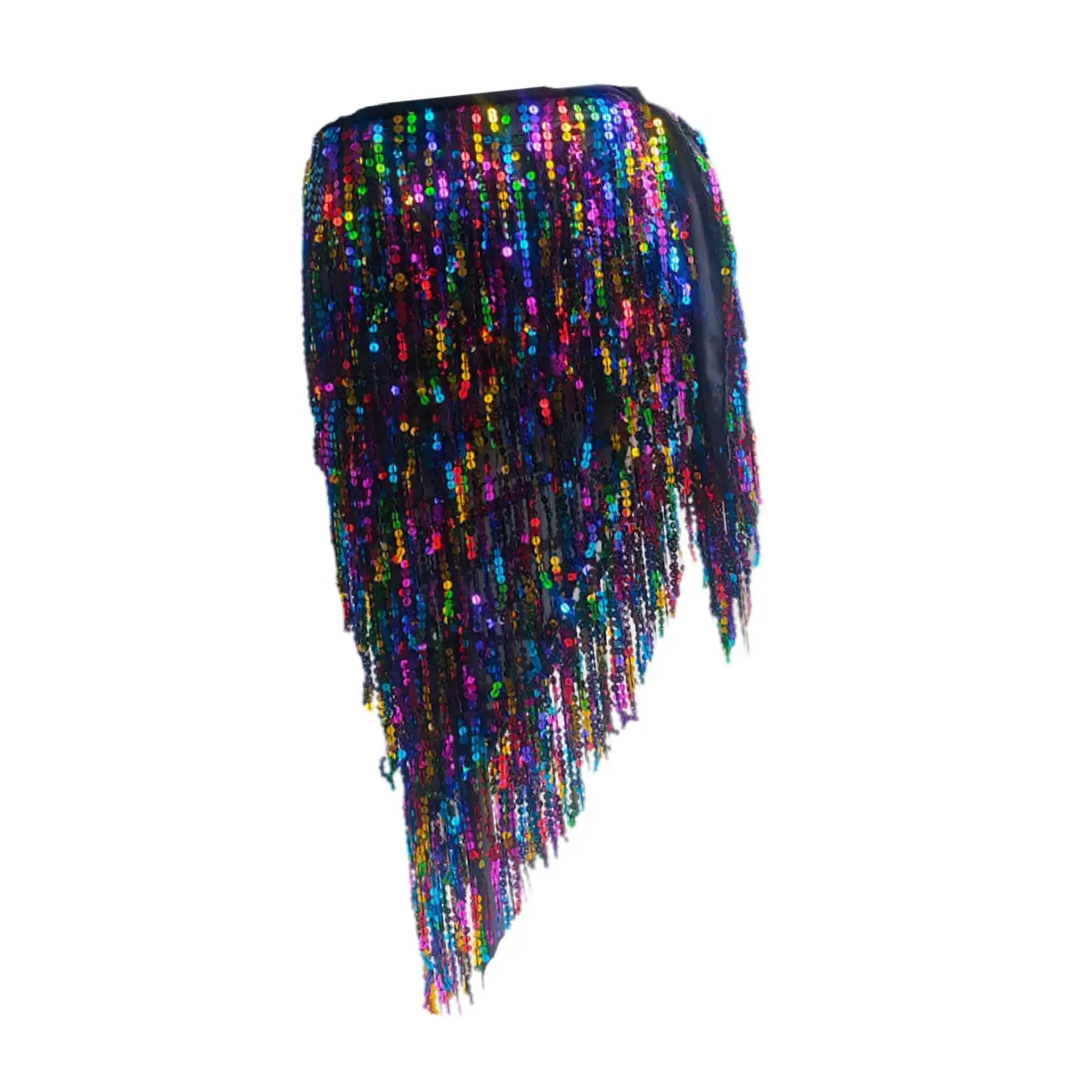 Belly Dance Hip Scarf Shiny Bellydance Hip Belt for Club Festival Dancer Rumba