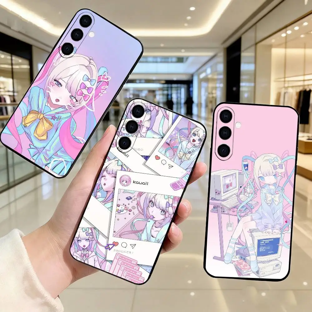 N-NEEDY GIRL O-OVERDOSE  Phone Case For Samsung Galaxy A73,A72,A71,A70,A53,A52,A51,Soft Silicone Black Cover
