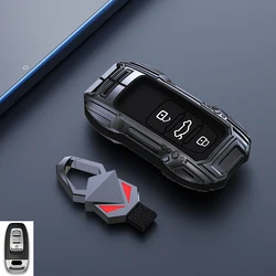 Zinc Alloy Car Key Case Cover For Audi A1 A3 8V A4 B8 B9 A5 A6 C7 A7 A8 Q3 Q5 Q7 S4 S6 S7 S8 R8 TT Keychain Accessories Llavero