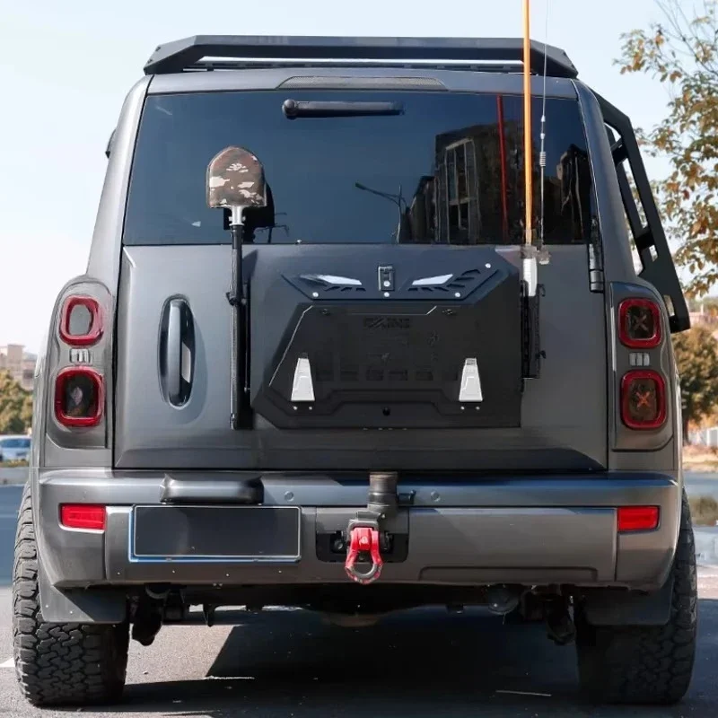 New Upgrade High Quality Carbon Steel External Accessories Rear Storage Bag Tailgate Small Box for Haval H9 2025 Car Accessories