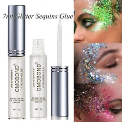 7g/Jar Professional Glitter Sequins Adhesive Glue Super-Strong Clear Eyelash/ShinyNail Flakes Glue DIY Face/Body Makeup Glue