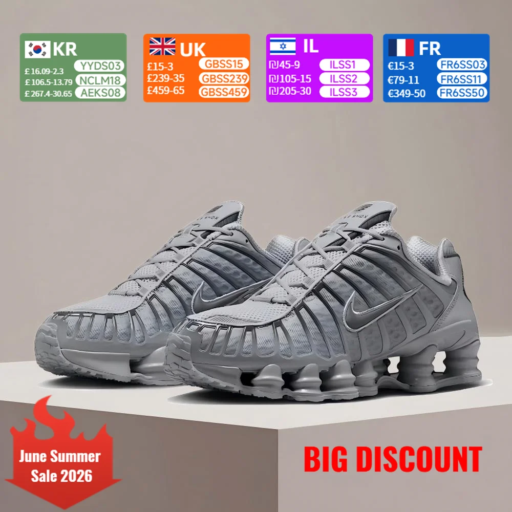 

Nike SHOX TL Men's Casual Shoes Anti-slip, Durable, Stylish, Versatile, Trendy Classic Casual Running Shoes AV3595-015