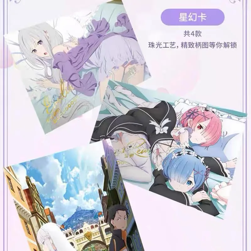 Card Fun Re: World Life Starting With Zero Remm Emilia Anniversary Decoration Anime Beauty 2D Swimwear Gift Sexy