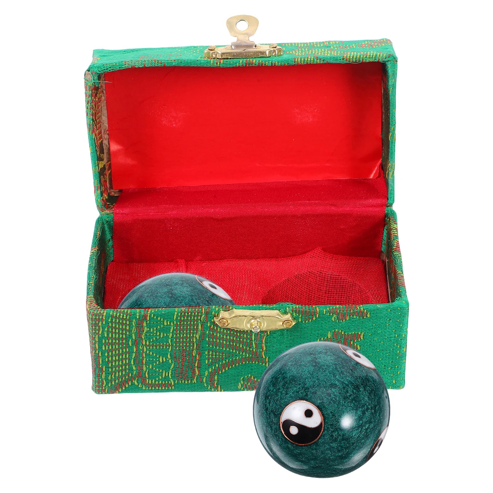 

1Pair Hand Exercise Baoding Balls 47mm Durable Enamel Chinese Massage Balls Stress Relieve Acupressure Therapy