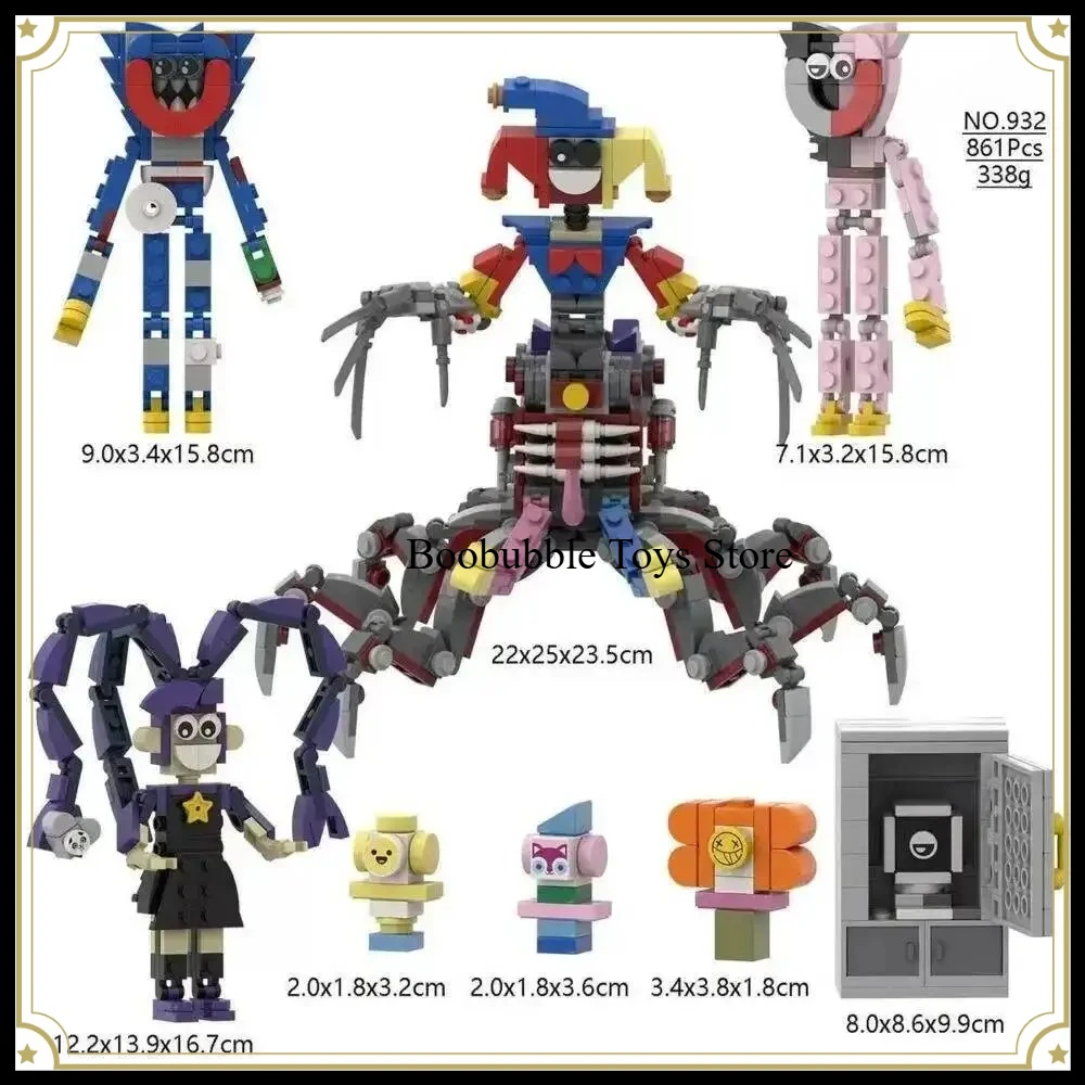 Poppyed Playtimes Toys 5 Piece Poppyed Playtimes Building Blocks Set Fun Birthday And Student Gift For Kids Who Love Movie Anime