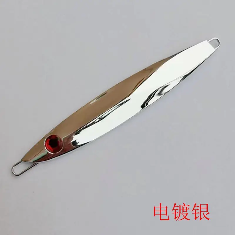 Metal Jig Cast Fishing Lure, Luminous Glow, 3D Eyes, Sea Bass, Black Fish, Jigging, 40g, 60g, 80g, 100g, 120g, 150g