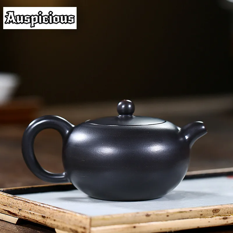 190ml Yixing Purple Clay Teapots Famous Handmade Tea Pot Raw Ore Beauty Nixing Pottery Kettle Chinese Zisha Tea Set Customized