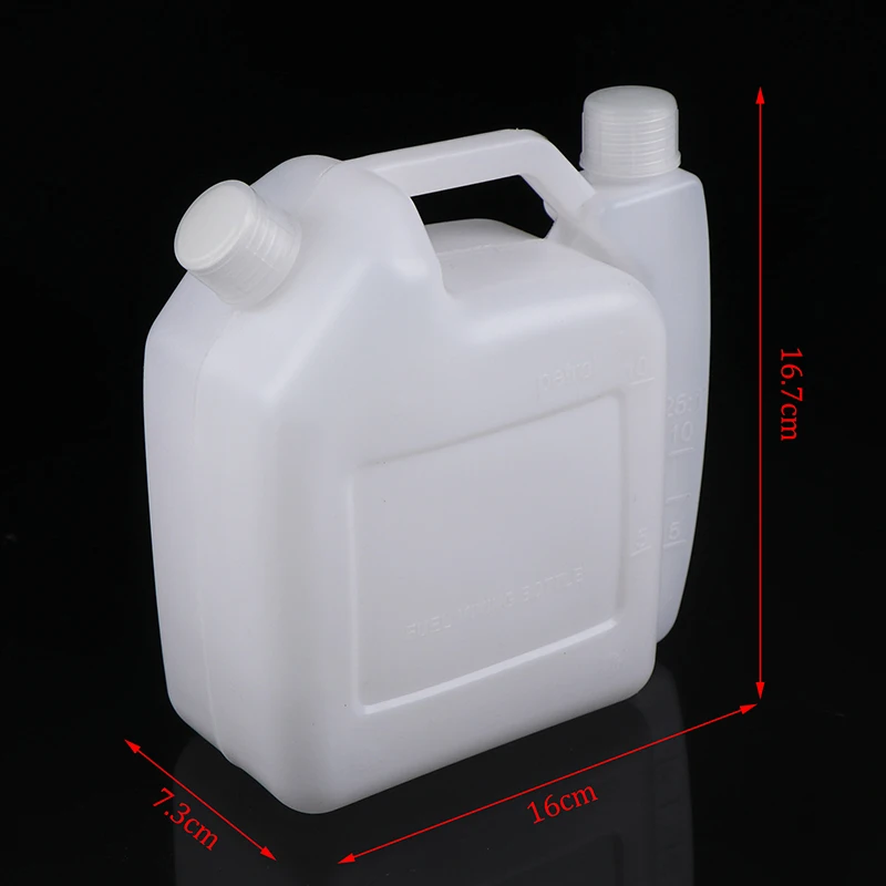 1.5L Litre 2-Stroke Petrol Fuel Oil Mixing Bottle Tank For Trimmer Chainsaw