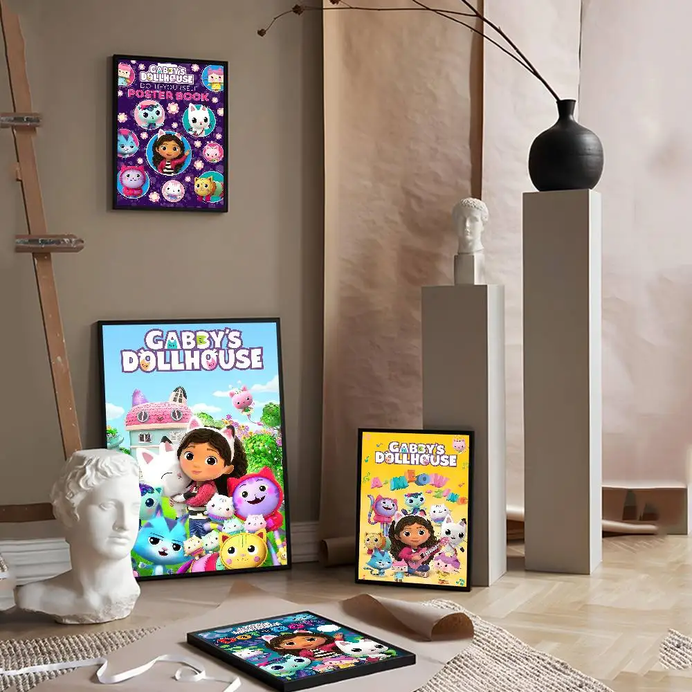 أطفال غابي دمية غابي القطط نوعية جيدة يطبع وملصقات HD جودة ملصق جدار الفن اللوحة دراسة ديكور المنزل