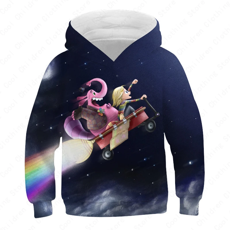 

24 новых Disney Inside Out толстовка с 3D принтом для мужчин и женщин, модные толстовки с капюшоном, уличная одежда, толстовки большого размера, детский крутой пуловер