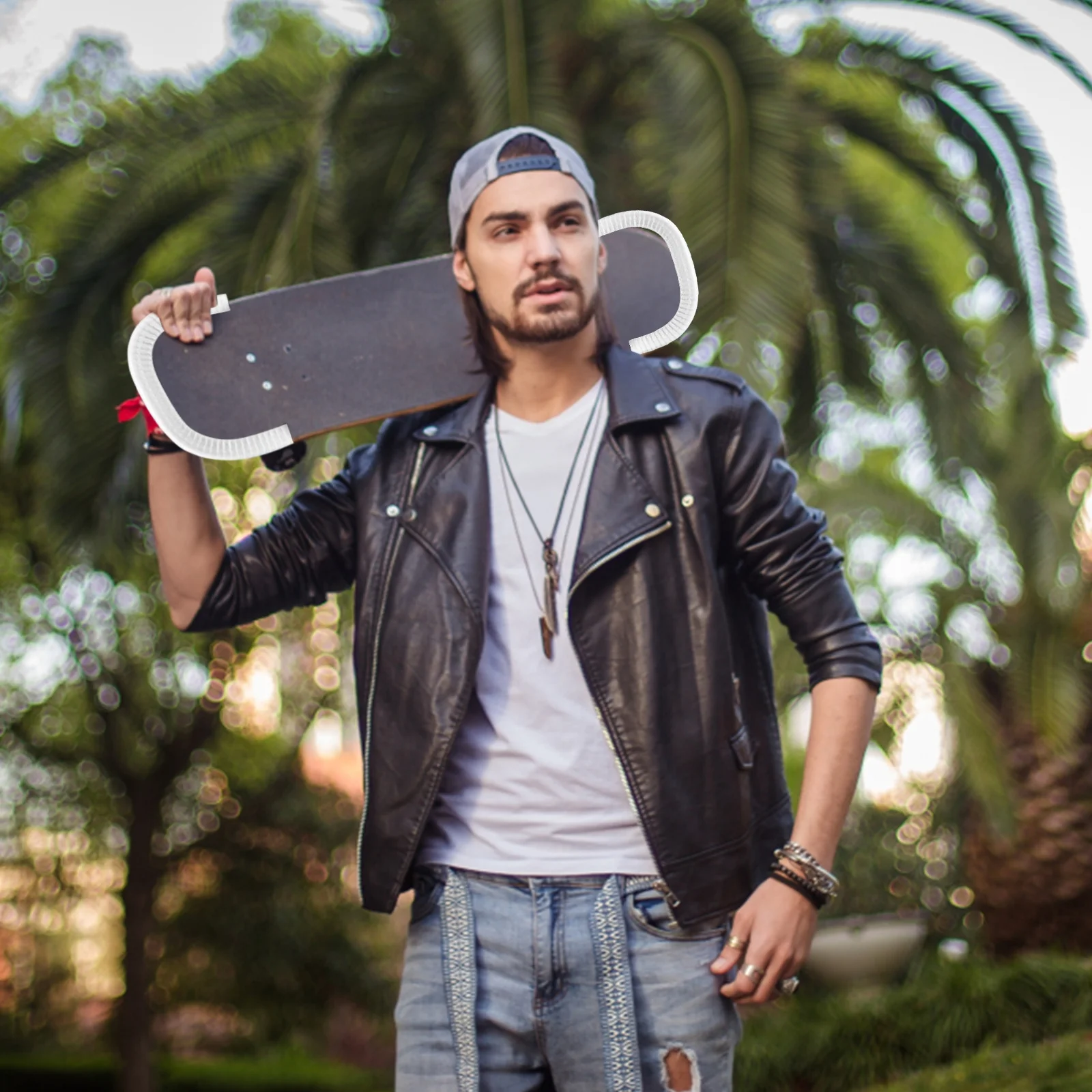 

4pcs Skateboard Protection Cover U-Shaped Groove Scratch Resistant Waterproof Edge Guards For Deck Skateboard Edges Protection