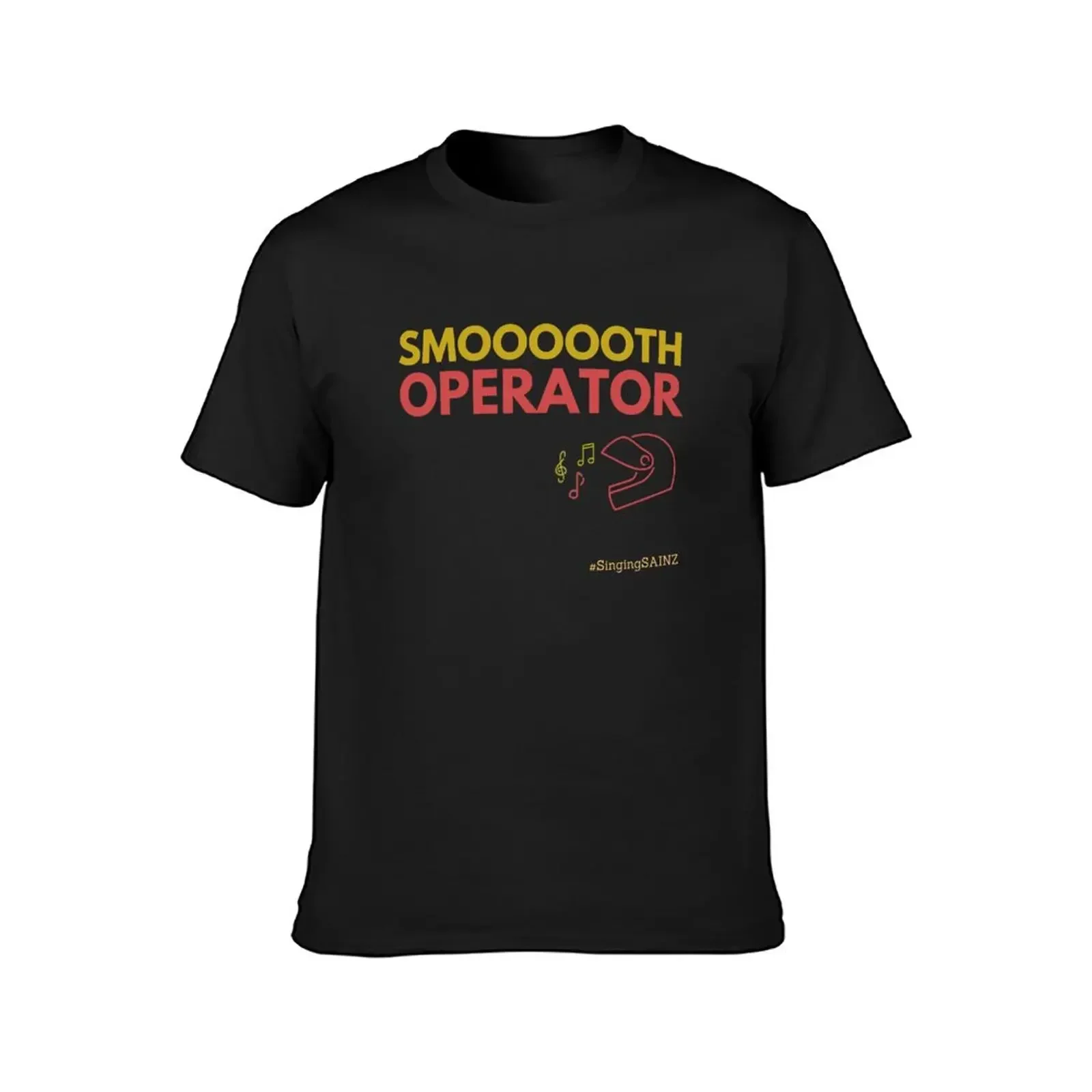 Smooth Operator  Driver Carlos Sainz Relaxed Fit T-Shirt T-Shirt Sweat Shirts Kawaii Clothes Men T Shirts