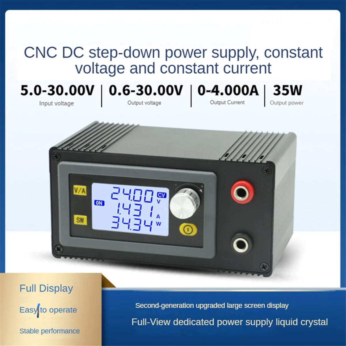 A57G-DC CNC Buck Boost Converter 80W 6-36V Einstellbare geregelte Stromversorgung Eingang Konstantspannung Solarlademodul
