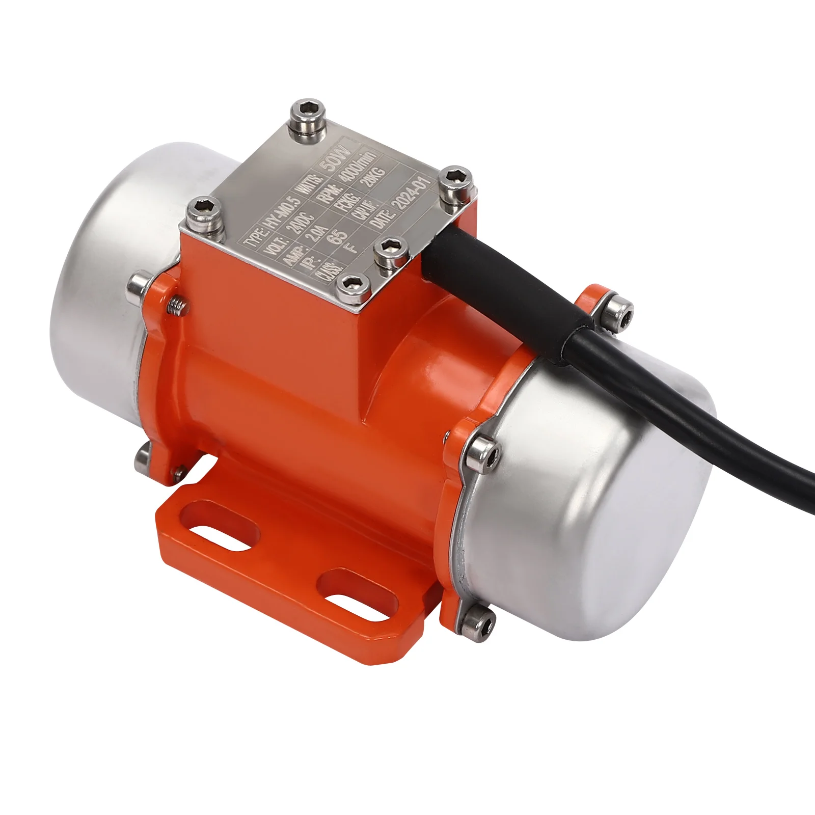 DC12V Motor 50W Vibration Motor with Speed Controller 0~4000RPM Electric Vibration Motor