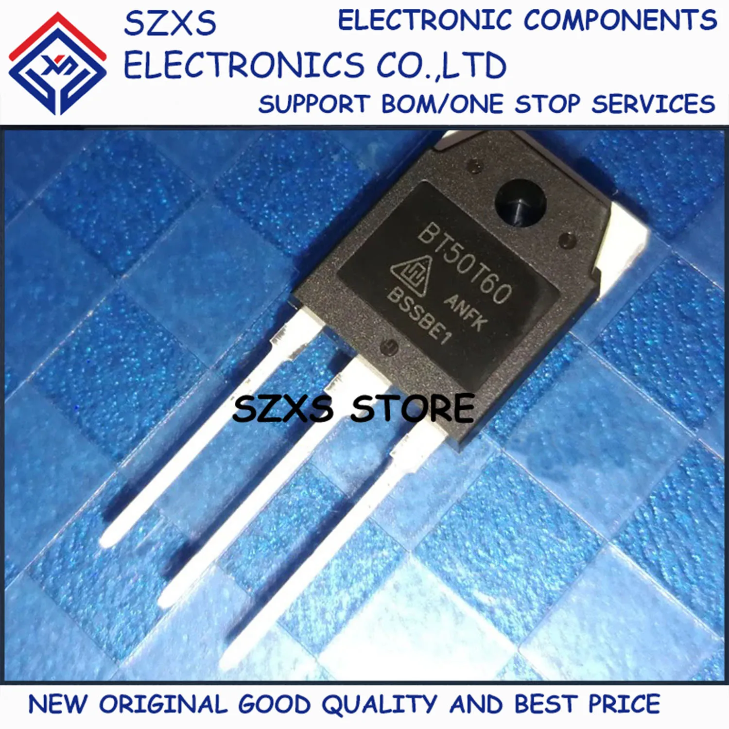 

New Original 10Pcs BT50T60 BT50T60ANFK BT40T60 BT40T60ANFK TO-3P Powerful IGBT Transistor In Stock Good Quality