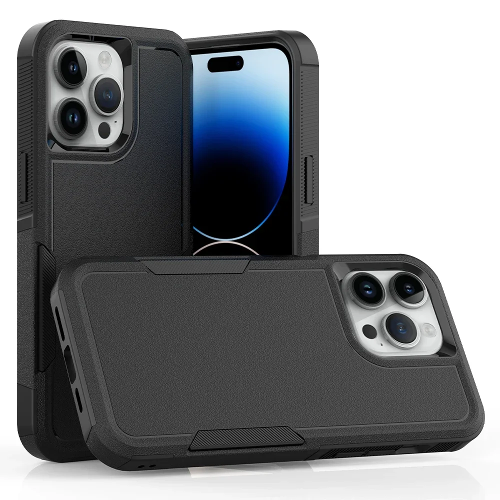 Odporny na wstrząsy futerał na telefon do iPhone'a 16 11 12 13 14 15 Pro Max Xs XR X SE 2022 8 7 Otter Bumper Box Hard Plastic Back Cover