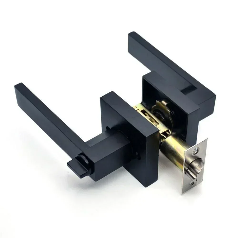 

Interior Door Handle Lock with Core/pin Bedroom, Heavy-duty Door Lock Handle Kit, Safety Door Lock Accessory Padlock Lock
