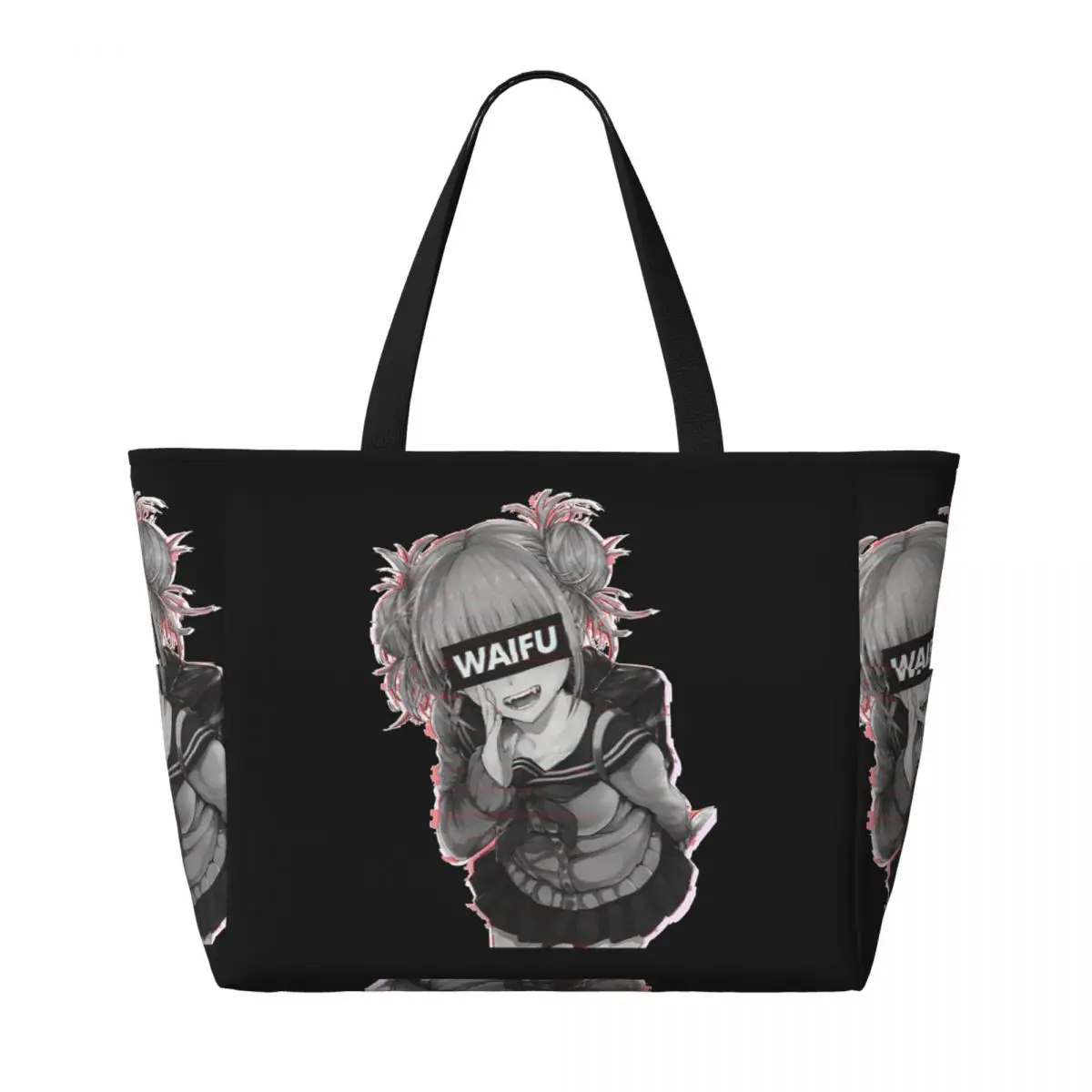 Himiko Toga Boku No My Hero Academia Borsa tote da spiaggia Sport Palestra Yoga Borsone Borsa tote grande Borsa da viaggio da donna Borsa fitness