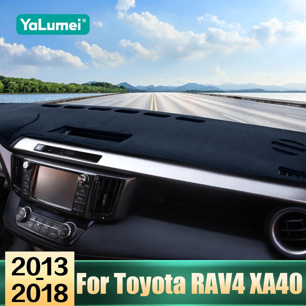 Für Toyota RAV4 XA40 2013 2014 2015 2016 2017 2018 Auto Dashboard Sonnenschutz Matte Abdeckung Vermeiden Licht Pad Anti-Uv teppiche Zubehör