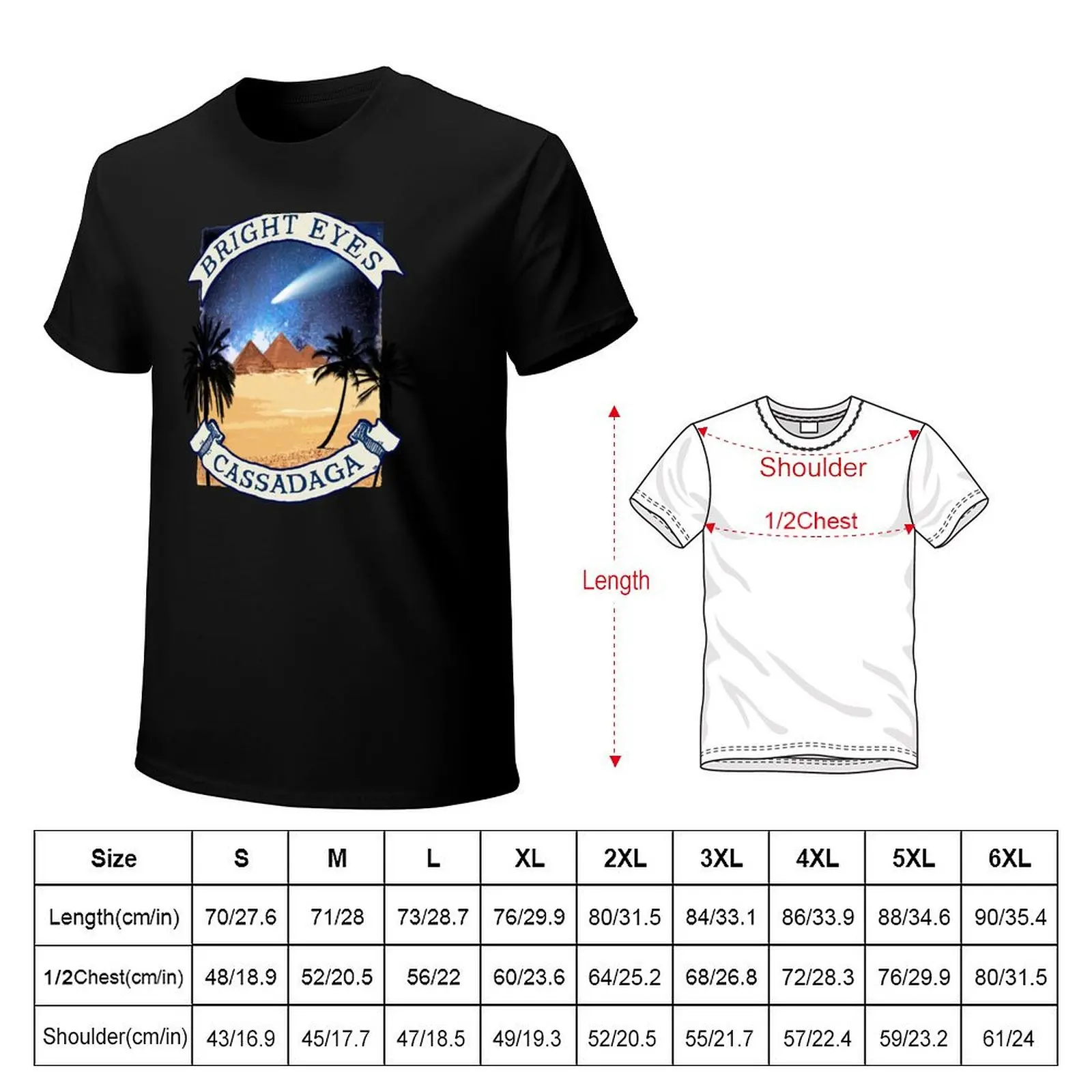 Bright Eyes Cassadaga real life album art T-Shirt t shirts for man graphic vintage T-Shirt