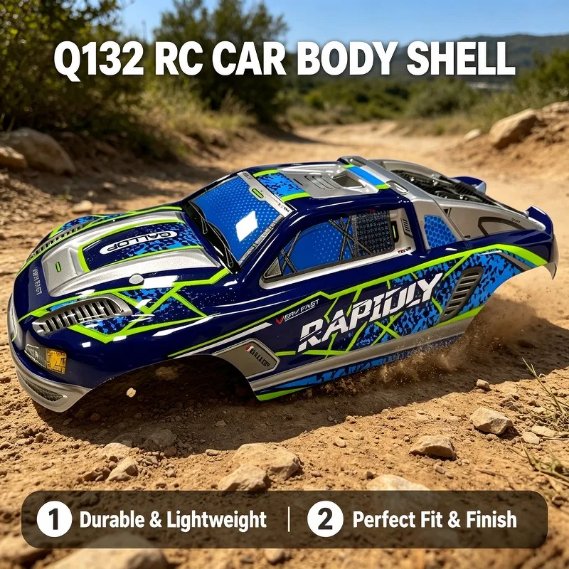 Q132A RC Car Spare Parts - Replacement Body Shell (Purple/Blue)