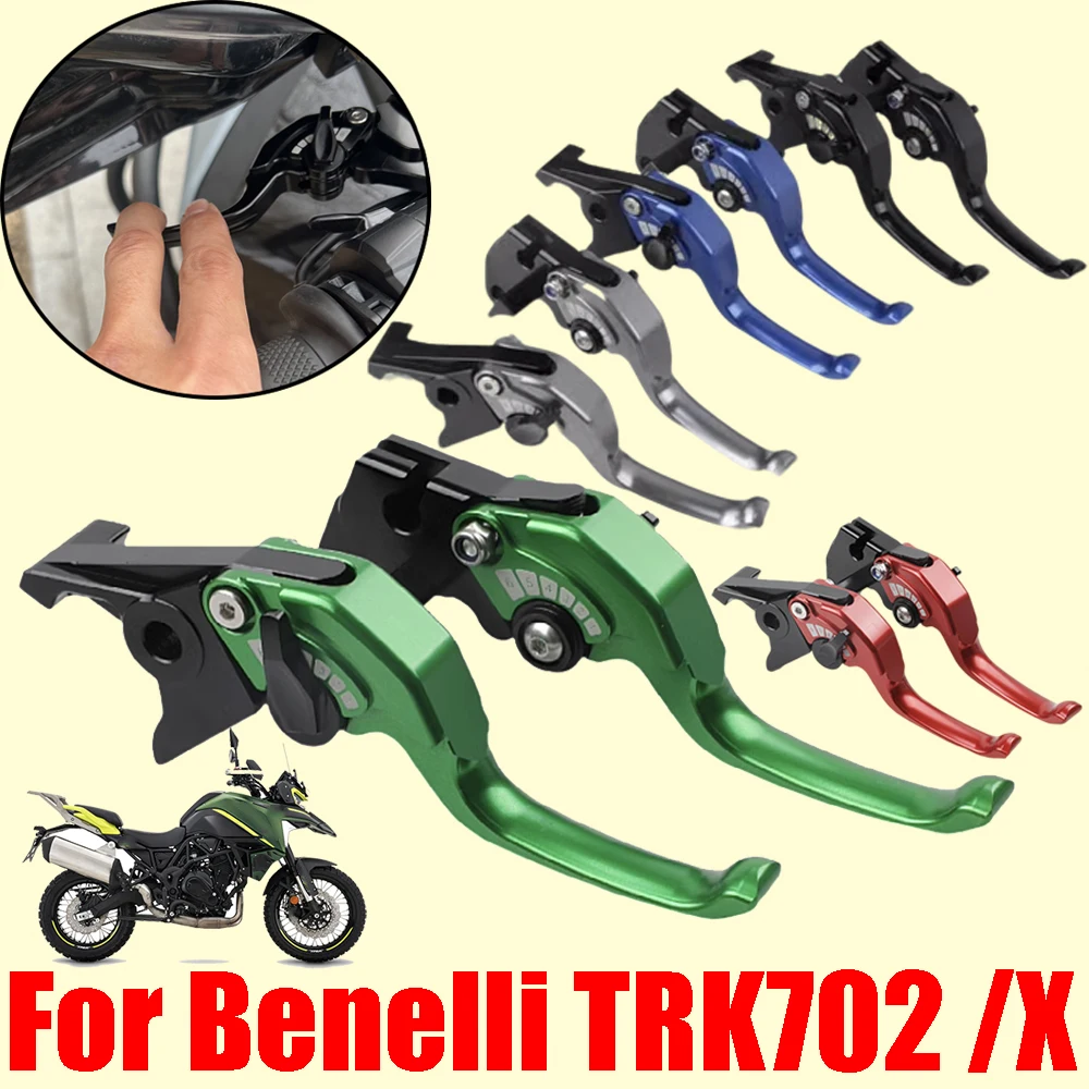 For Benelli TRK702X TRK702 TRK 702 X TRK 702X Motorcycle Accessories Two Finger Brake Clutch Levers Handle Short Brake Lever