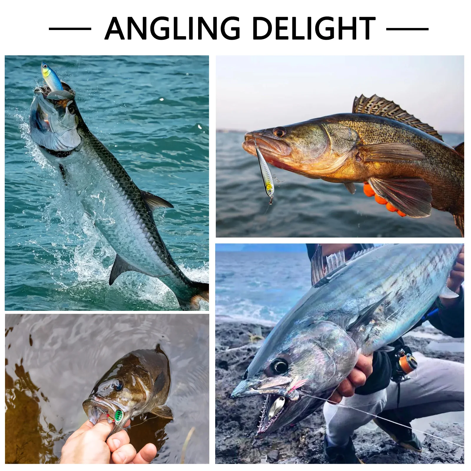 مجموعة طعوم الصيد الطعوم الصلبة الناعمة المعدنية تهزهز ملعقة والعتاد الطبقات ل باس بايك كرانكبيت معالجة اكسسوارات 26/78/107/122 قطعة