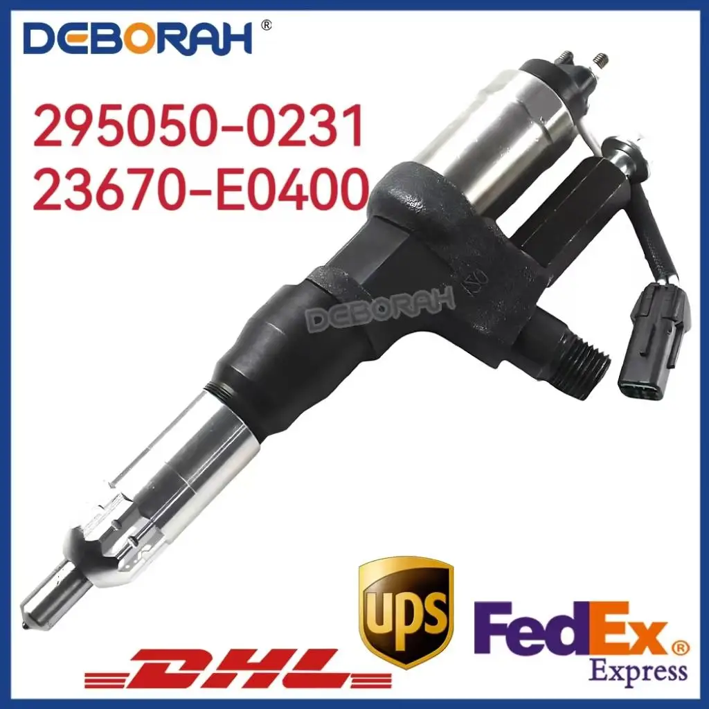 

Common Rail Injector 295050-0231 Diesel Fuel Injector 23670-E0400 for Hino J08E