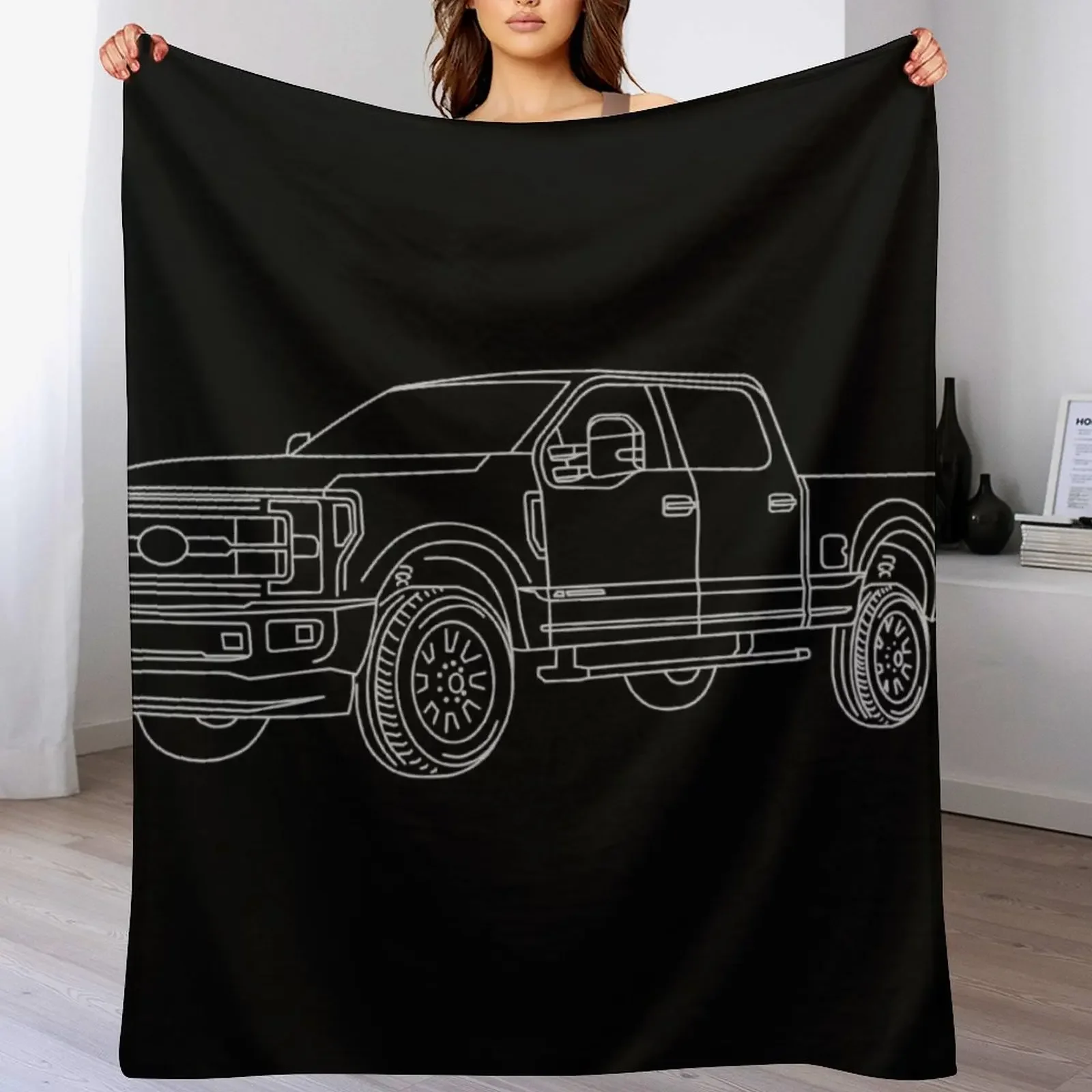 

Ford F250 Super Duty Throw Blanket Summer Thin Blankets