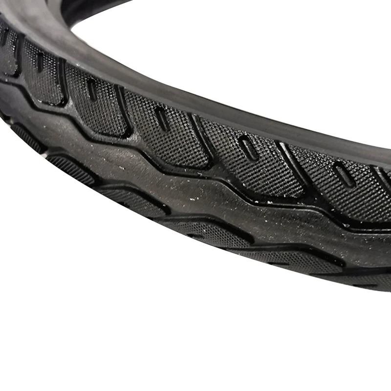 2PCS 16 Inch 16 X 1.75 Bicycle Solid Tires Explosion-Proof Tires 16 X 1.75 Black Rubber Non-Slip Tires Cycling Tyre