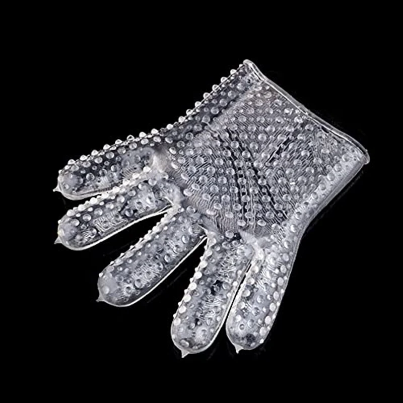 Silicone  Bathing Massage Glove Spike Glove Toys Masturbator EroticToy Sex Tool For Women