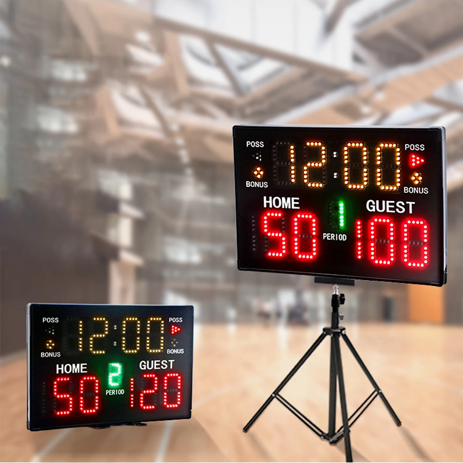 Digital Scoreboard 30M Control Distance Lightweight 69ft Visual Distance Score Keeper Electronic Scoreboard for Outdoor Boxing