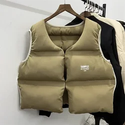 2024ss Oversized Kanye West Vest Jackets For Men Women 1:1 Best Quality Season 8 Sleeveless Double Sided Wearable Jackets