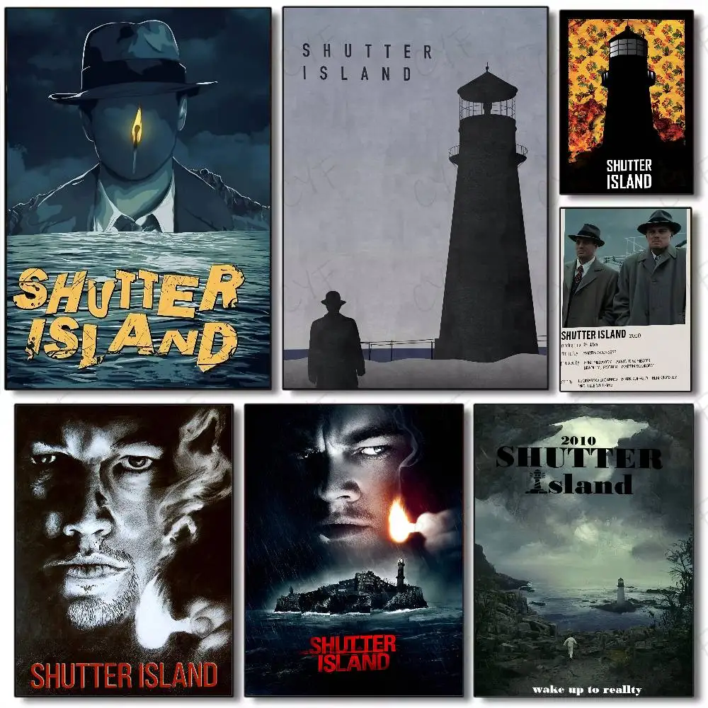 

Thriller Movie S-Shutter IslandS Poster Suitable For Living Room,bedroom,bar,Hallway Bar Wall Art Prints Decoration Gifts