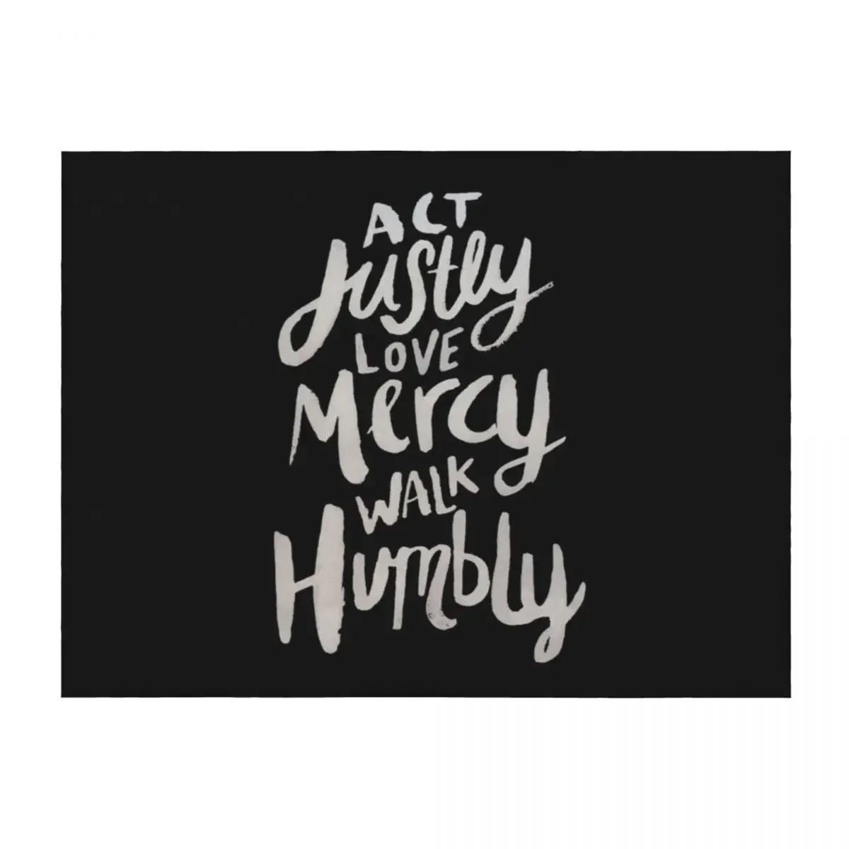 

Act Love Walk II Throw Blanket Furry Soft Big Retros Sofa Quilt Blankets