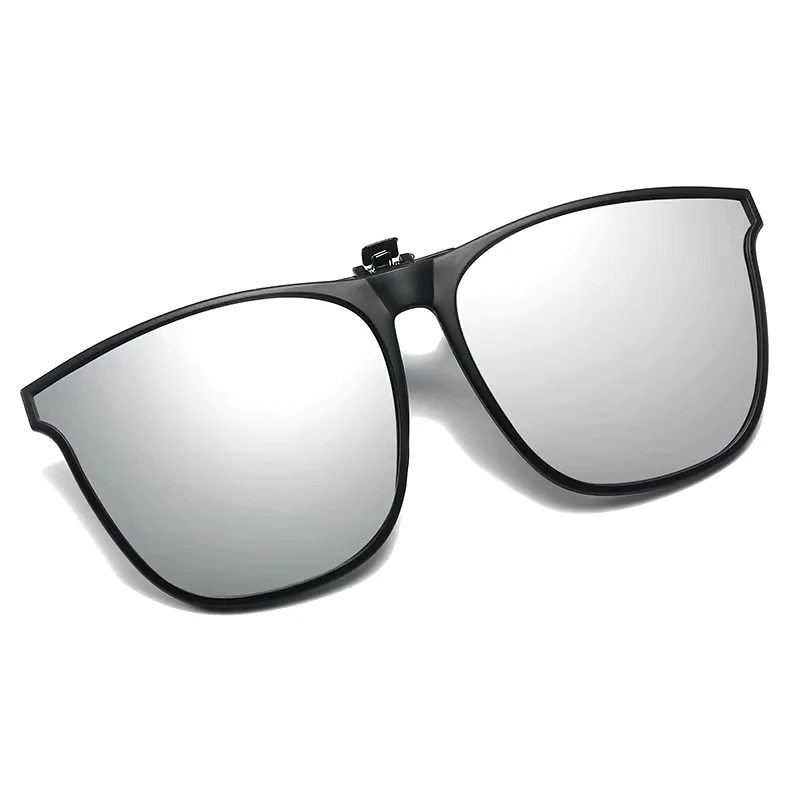 Polarized Rimless Men Clip On Sunglasse Glasses Narrow Clip-on Lenses Women Anti-glare Sunglasses UV400 Goggles New In