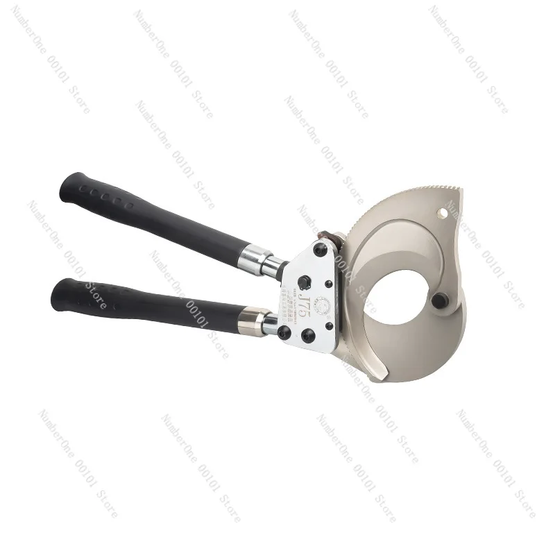 Tool J52j75 Ratchet Cable Scissors Steel Core Aluminum Twisted Steel Strand Cable Cutter Construction Cable Cutter Batch