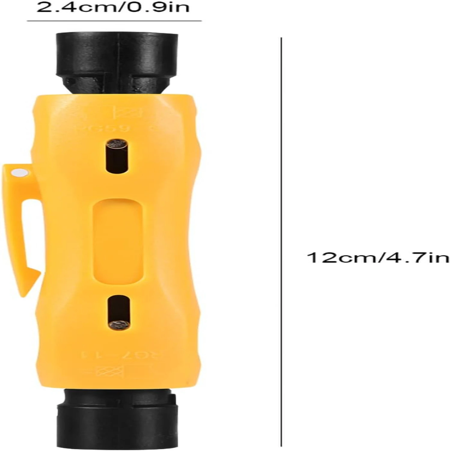 전기 기술자 및 DIY 매니아를 위한 고품질 다용도 양면 동축 와이어 스트리퍼 - 내구성이 뛰어난 전문가급 유틸리티