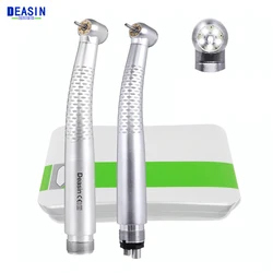 Dental 5 LED High Speed Handpiece Air Turbina Cartridge Rotor Water Sprays push button Handpiece 2/4 Hole Dentistry Tool