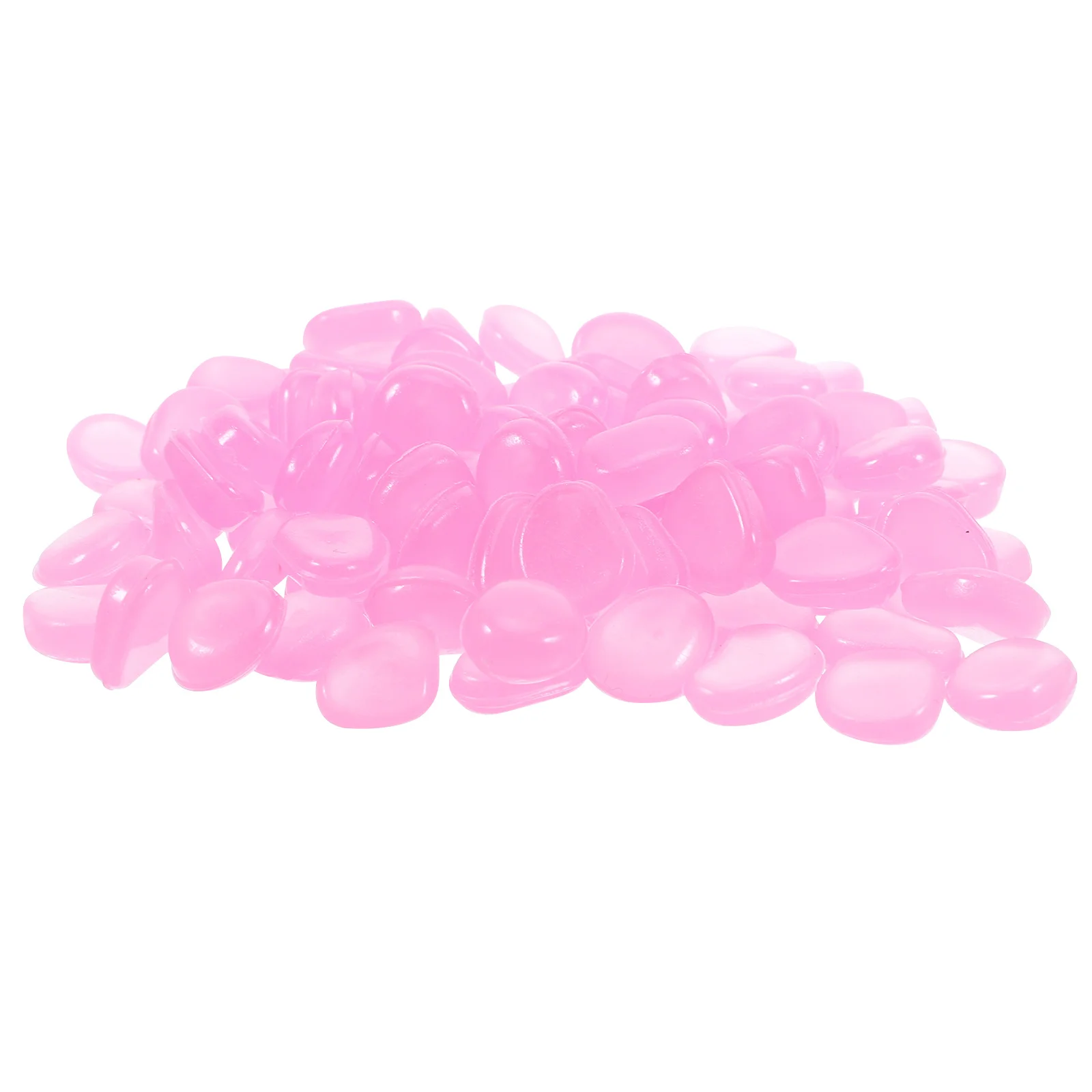 

400Pcs Luminous Glow Stones in Dark Pebbles Fish Tank Aquarium Garden Decoration Patio Landscaping