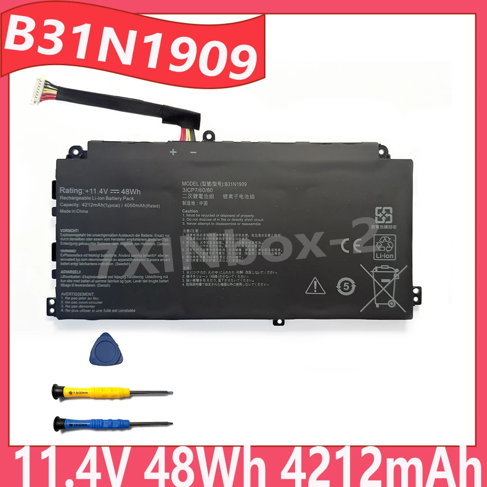

B31N1909 11,4 В 48 Втч 4212 мАч OEM аккумулятор для ноутбука Asus ExpertBook P2 P2451 P2451FA P2451FB 0B200-03670000