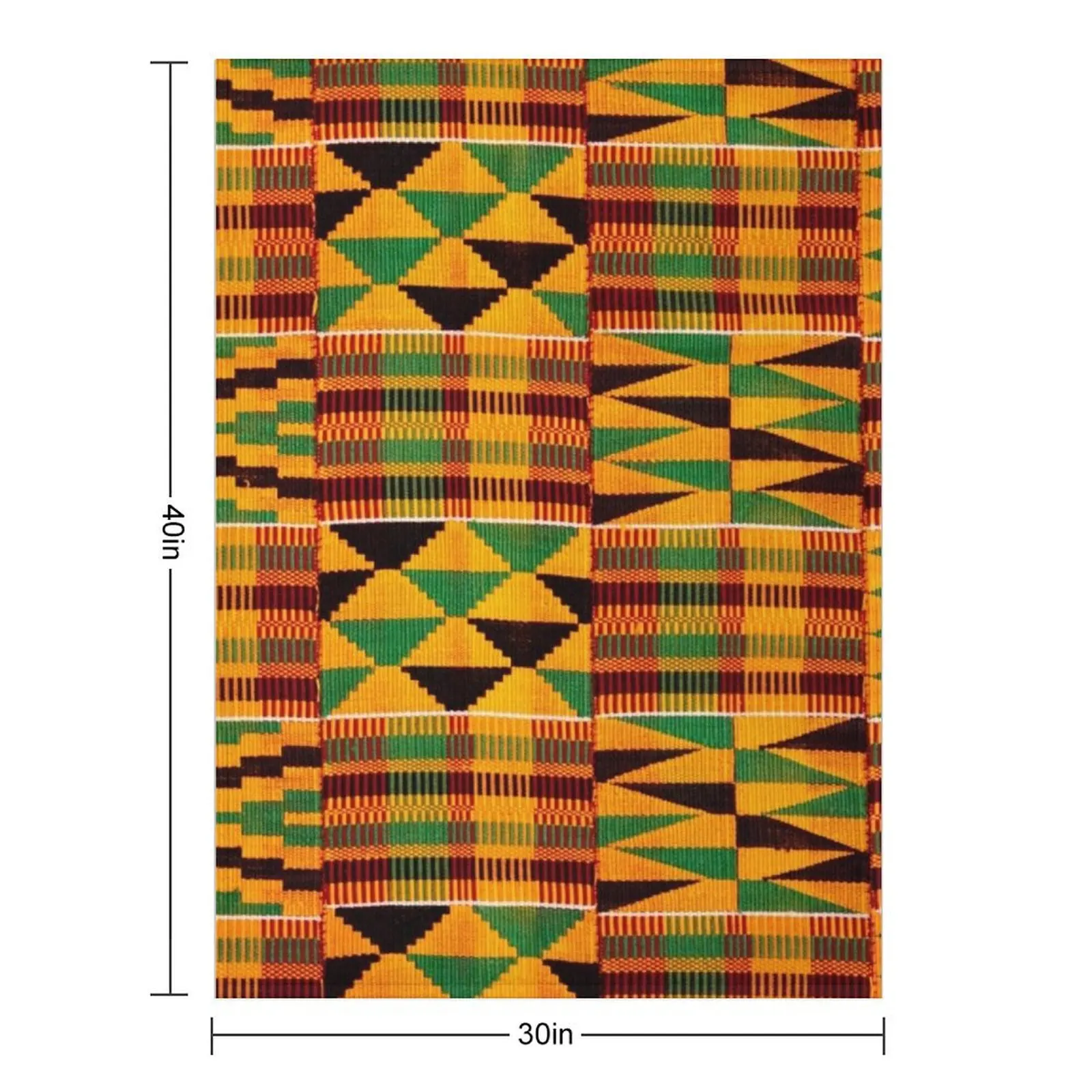African Pattern Authentic Kente Cloth Pattern African Ghana Design Throw Blanket funny gift Heavy Blankets