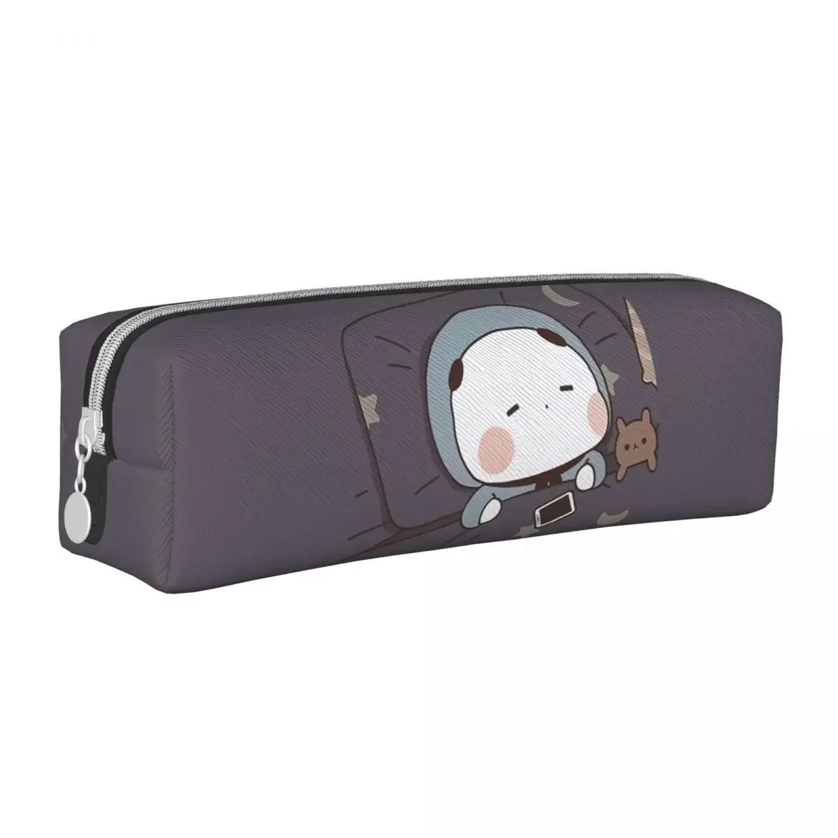 

Lazy Bear Peach And Goma Sleeping Pencil Case New Cute White Bear Pen Box Bag Girl Boy Capacity School Supplies Gift Pencil Box