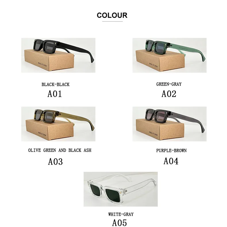 Mode Sonnenbrillen Für Männer Vintage Gläser Retro Quadrat Sonnenbrille Frauen Trendy Und Modische Gafas De Sol Hombre Zonnebril – Detail 12