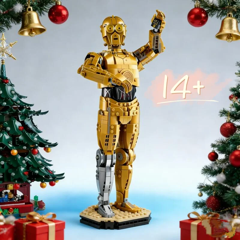 

Горячая новинка: Конструктор Hot Toy 1138 деталей UCS Star Battle C 3PO Робот 75398 – Модель-головоломка для сборки, идеальный подарок на День рождения и Рождество