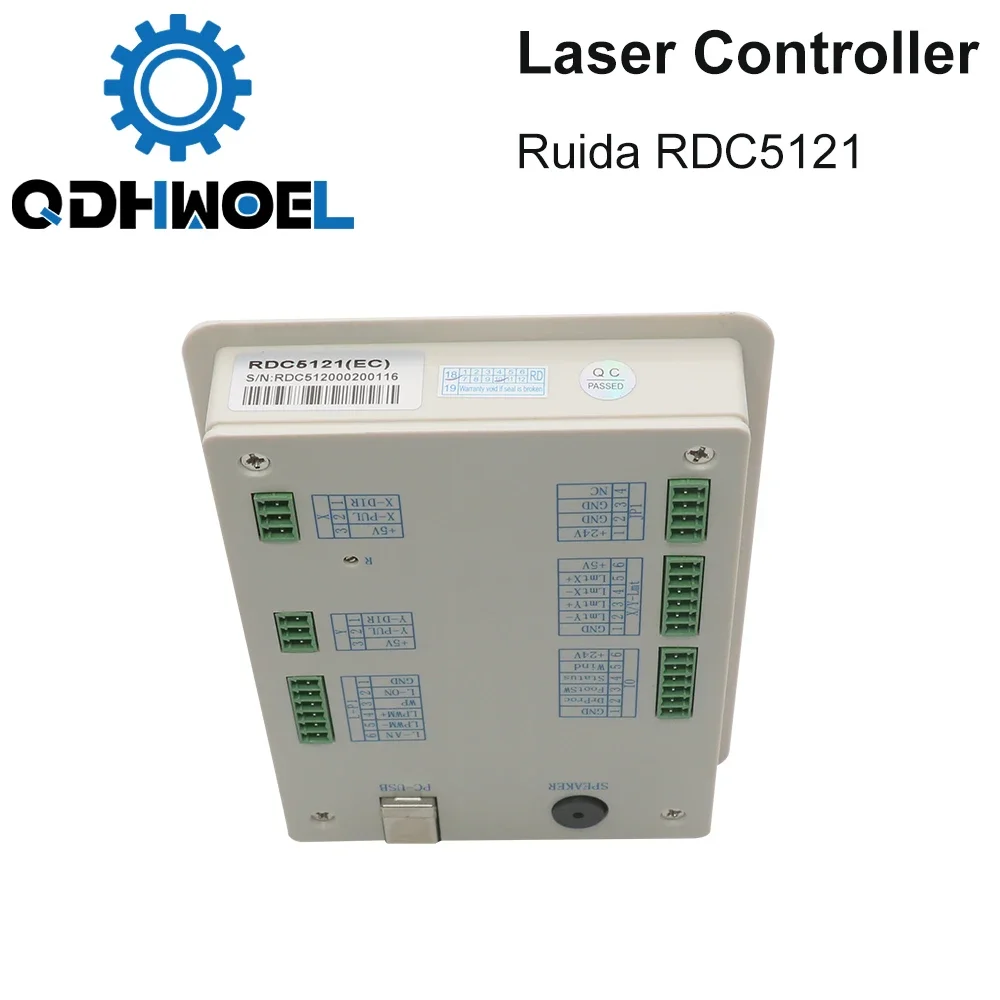 QDHWOEL Ruida RDC5121 Lite Version  Laser Controller for Co2 Laser Engraving and Cutting Machine