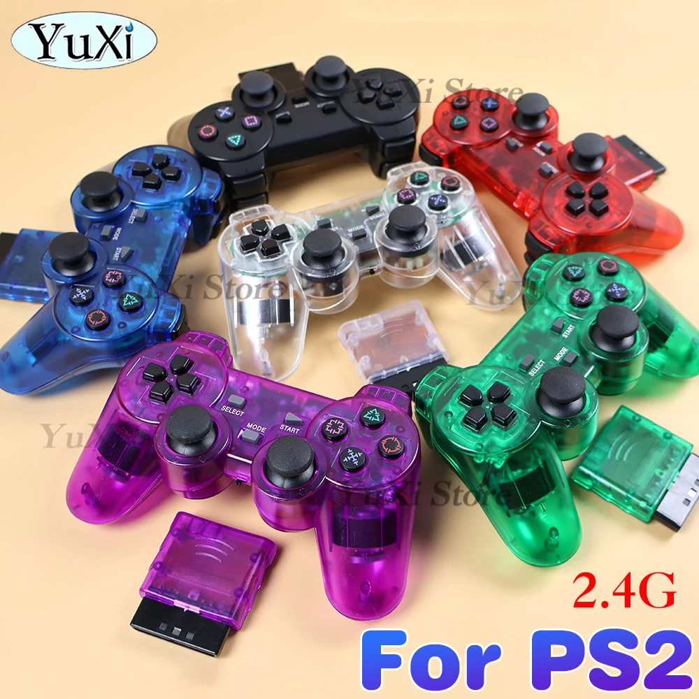 

Wireless Gamepad for PS2 Game Controller Joystick for PC USB Game Console 2.4G Dual Vibration Shock Joypad for Playstation 2