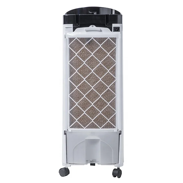 Portable Solar Charging DC Evaporative Water Cooling Fan air Cooler with LED Touching Control Panel