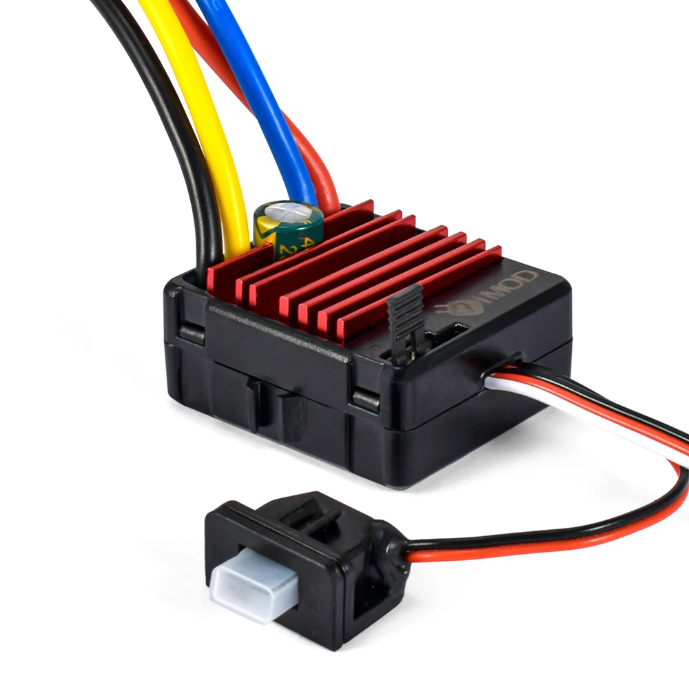 9IMOD 60A ブラシ付き ESC IP65 防水 5V/2A 2-3S 550 540 モーター用 1/10 RC クローラー車用