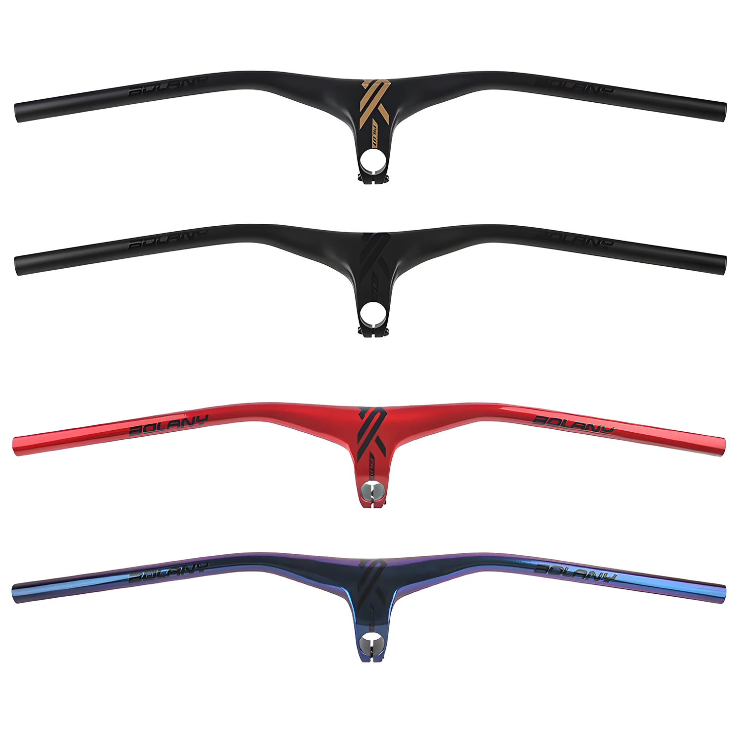 

Сверхлегкий интегрированный велосипедный руль из алюминиевого сплава MTB XC, руль для горного велосипеда, руль для езды на велосипеде, вынос -17 градусов